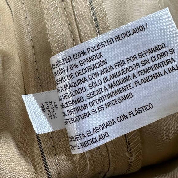 La Ligne x Target High Waist Wide Leg Striped Trousers Size 3X New With Tags - Picture 7 of 12